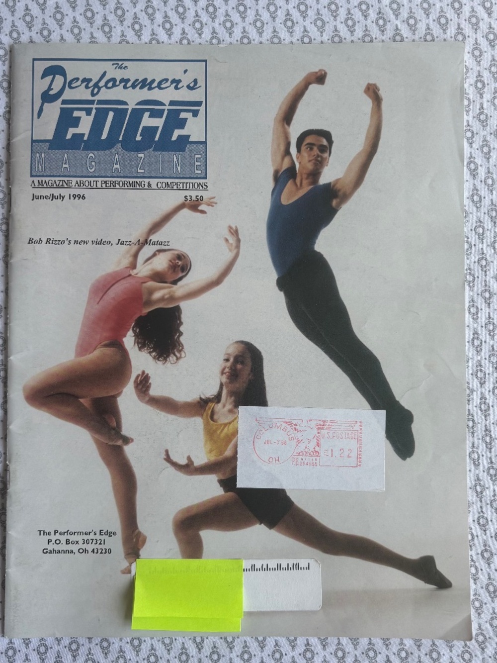 The Performer's Edge Magazine Dance Performing Competitions Vintage 1996 Dancers
